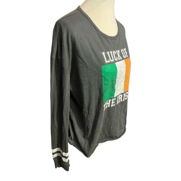 St. Patrick’s Day Way to Celebrate! Gary Long sleeve Shirt with Irish Flag Size - Picture 3 of 9